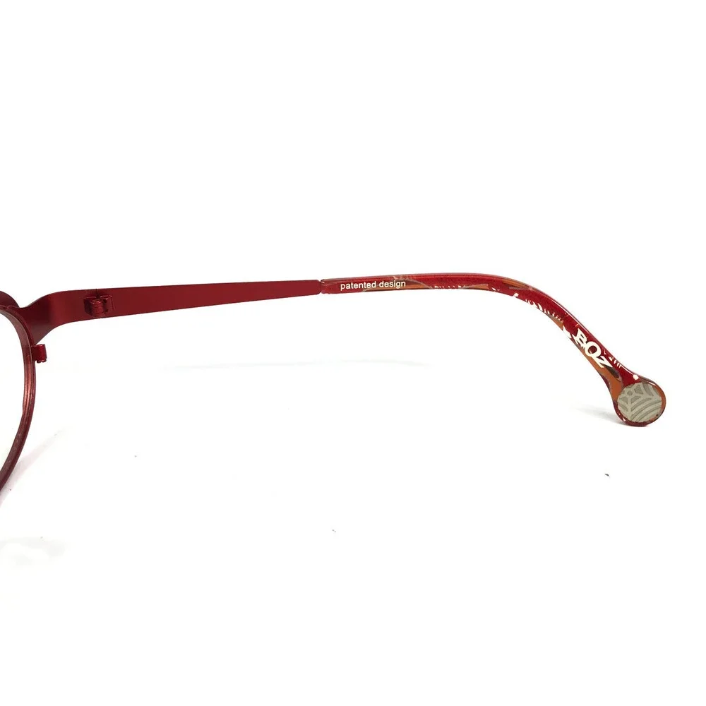 BOZ Eyeglasses Frames ZENNI 9030 Brown Red Strass Crystals Burgundy 51-16-140